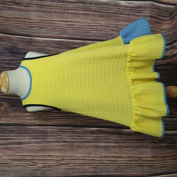 Victoria Beckham Other - Victoria Beckham Yellow and Blue Dress
